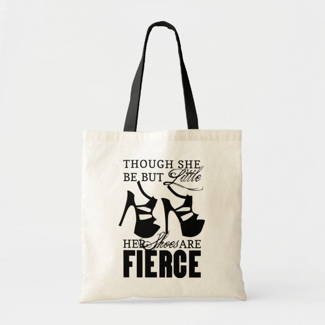 Tote Bag Elle soit mais peu/chaussures féroces (Devant)