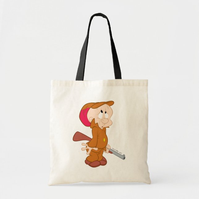 Tote Bag ELMER FUDD™ | Pose effrayée (Devant)