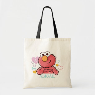 Tote Bag Elmo adorable   Ajoutez votre propre nom