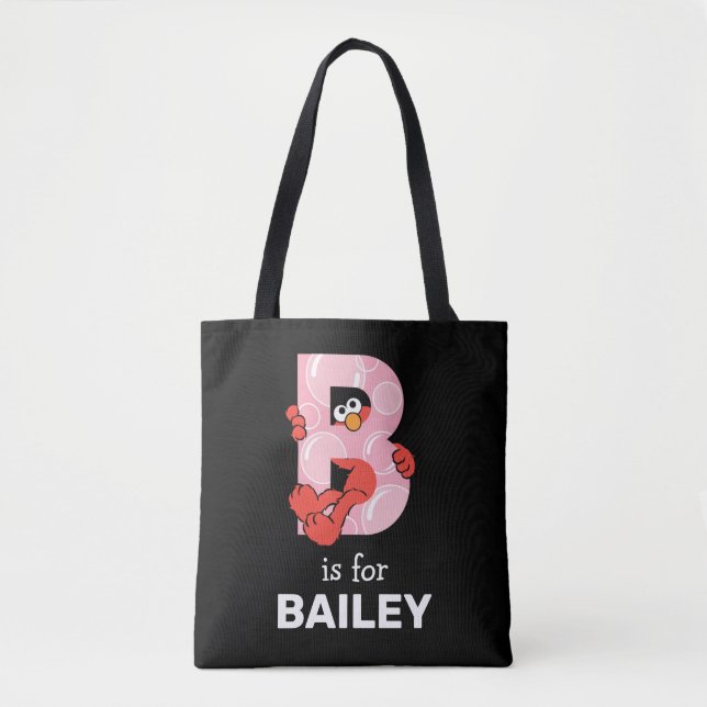 Tote Bag Elmo Alphabet | B Bulles (Devant)