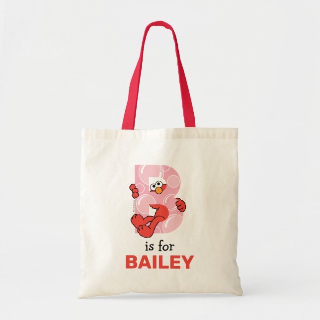 Tote Bag Elmo Alphabet | B Bulles (Devant)