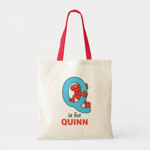Tote Bag Elmo Alphabet   Bleu Q