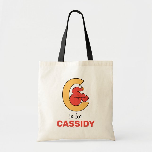 Tote Bag Elmo Alphabet | C Orange (Devant)