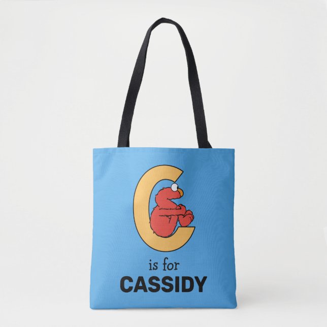 Tote Bag Elmo Alphabet | C Orange (Devant)