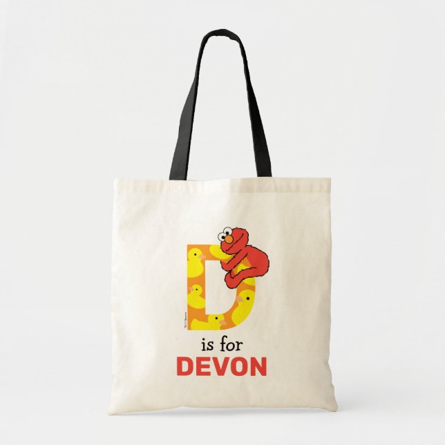 Tote Bag Elmo Alphabet | D Canard (Devant)