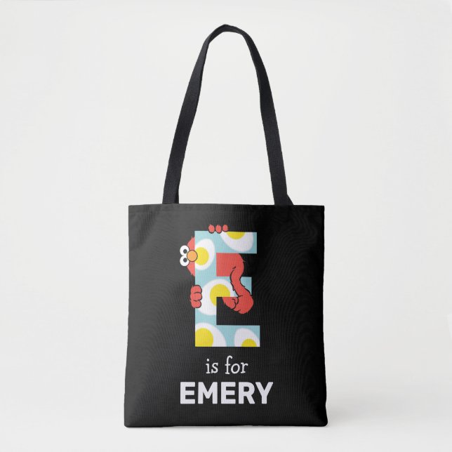 Tote Bag Elmo Alphabet | E OE (Devant)
