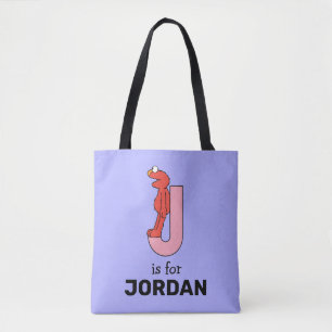 Tote Bag Elmo Alphabet   J rose