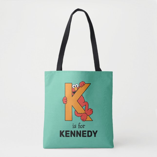 Tote Bag Elmo Alphabet | K Orange (Devant)
