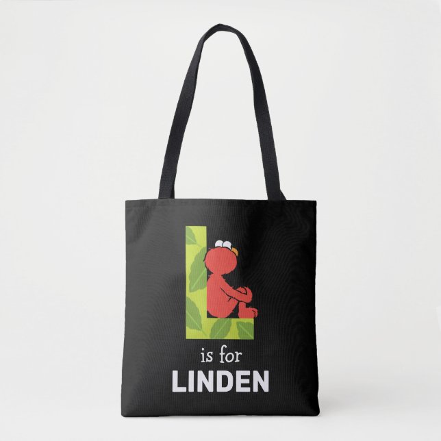 Tote Bag Elmo Alphabet | L feuille (Devant)