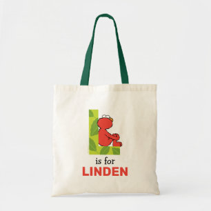 Tote Bag Elmo Alphabet L feuille