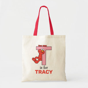 Tote Bag Elmo Alphabet   T rose