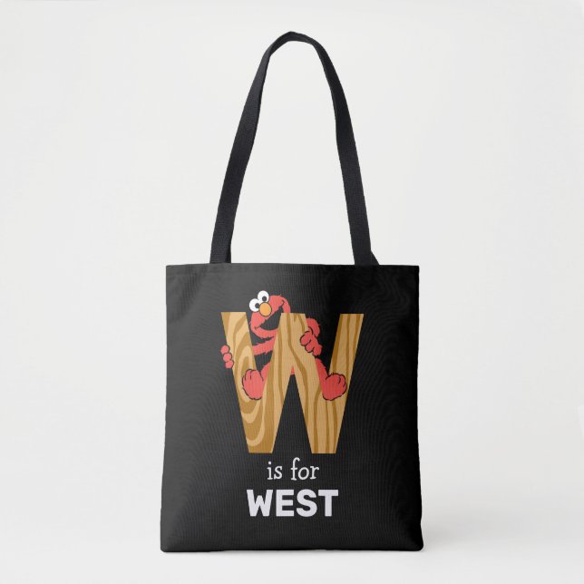 Tote Bag Elmo Alphabet | W Bois (Devant)