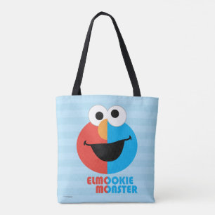 Tote Bag Elmo et biscuit demi-visage
