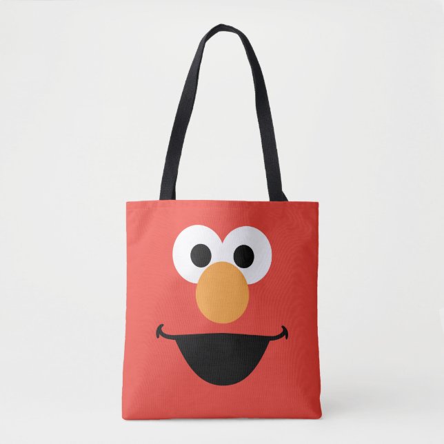 Tote Bag Elmo Face Art (Devant)
