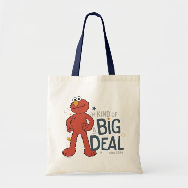 Tote Bag Elmo | Je suis plutôt important (Devant)