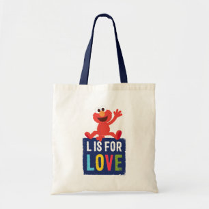 Tote Bag Elmo L est pour l'amour