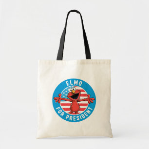 Tote Bag Elmo pour le président - Drapeau