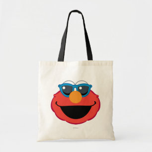 Tote Bag Elmo visage souriant avec lunettes de soleil