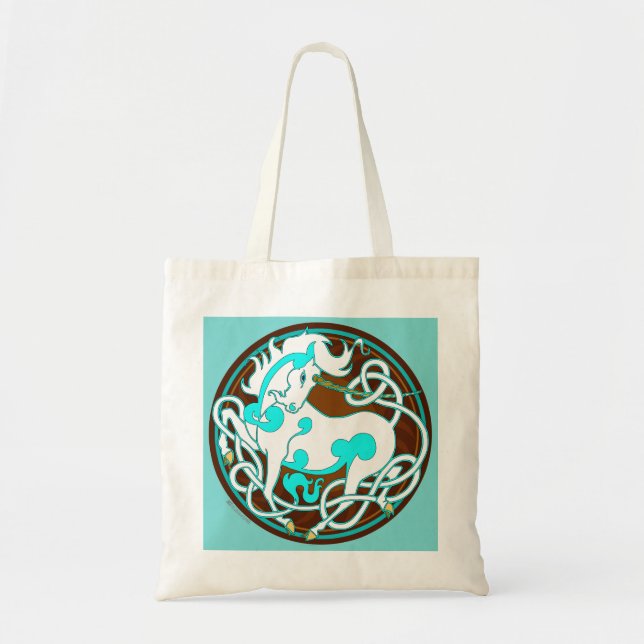 Tote Bag Emballages 2014 de vison : Licorne Fourre-tout - (Devant)