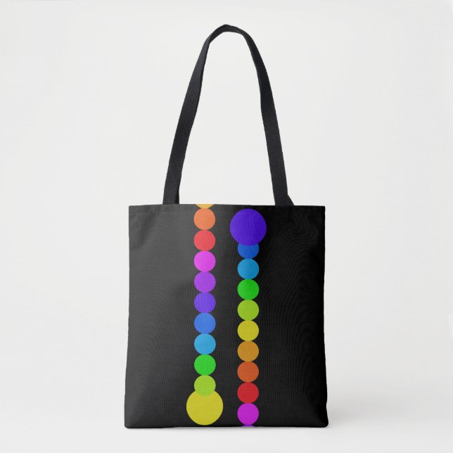 Tote Bag Emballages d'arc-en-ciel de diversité de la FIERTÉ (Devant)