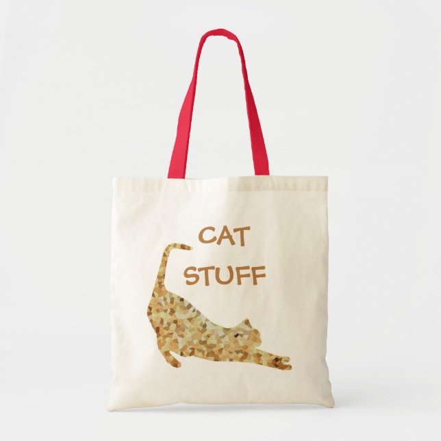 Tote Bag Emballages de CrystalKatz de substance de chat (Devant)