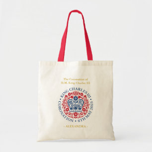 Tote Bag Emblème de couronnement du roi Charles III