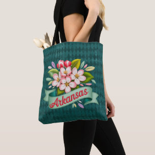 Tote Bag Emblème de fleurs de l'État de l'Arkansas