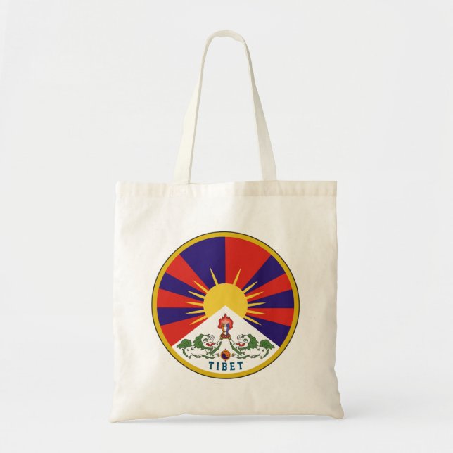 Tote Bag Emblème du Tibet (Devant)
