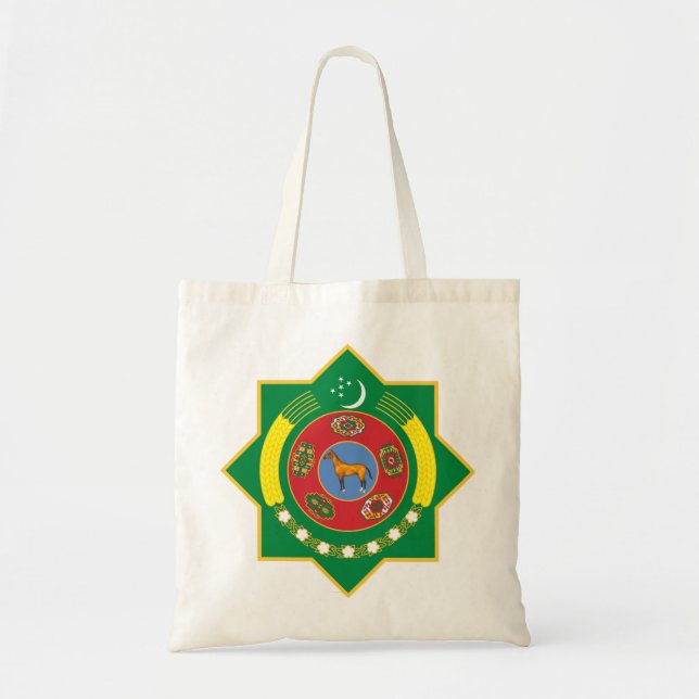Tote Bag emblème du Turkménistan (Devant)