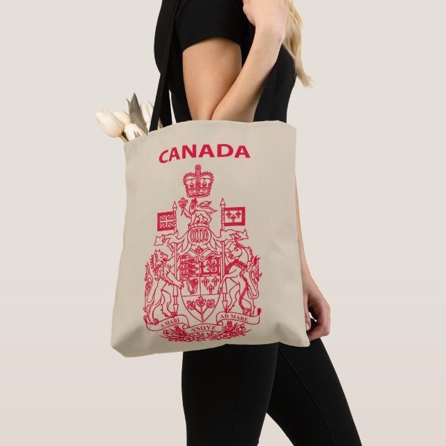 Tote Bag emblème national du Canada (De près)