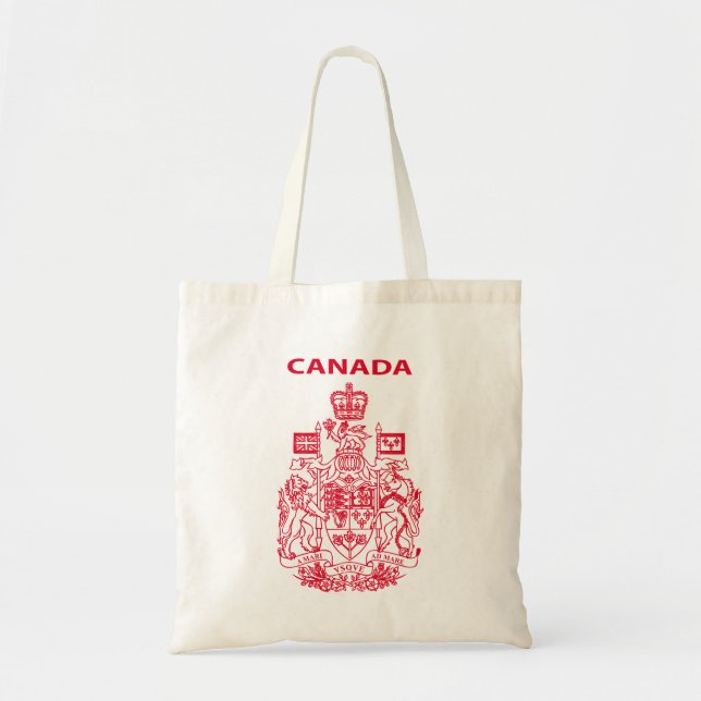 Tote Bag emblème national du Canada (Devant)
