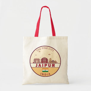 Tote Bag Emblème Skyline de Jaipur India City