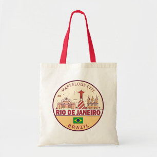 Tote Bag Emblème Skyline de Rio de Janeiro