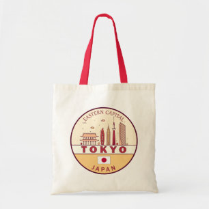 Tote Bag Emblème Skyline de Tokyo City