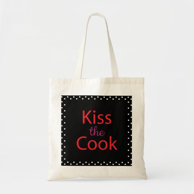 Tote Bag Embrasse Le Cuisinier (Devant)