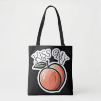 Embrasse ma pêche pêche Fruit drôle