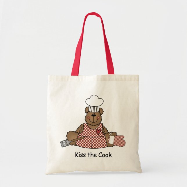 Tote Bag Embrassez le cuisinier (Devant)