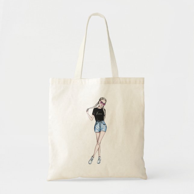 Tote Bag Embrassez le feu à l'intérieur | Autosoins et amou (Devant)