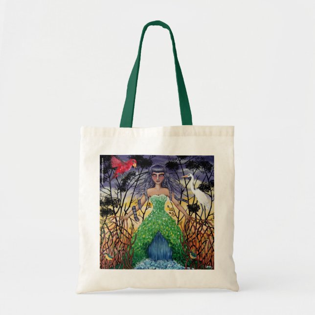 Tote Bag Embrouillé dans les palétuviers (Devant)