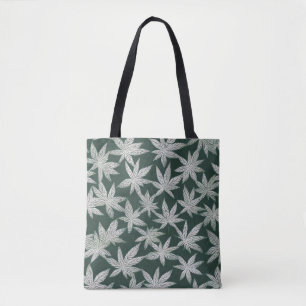 Tote Bag Emerald Asanoha : Un design japonais traditionnel