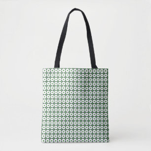 Tote Bag Emerald Gemstone Art, vert