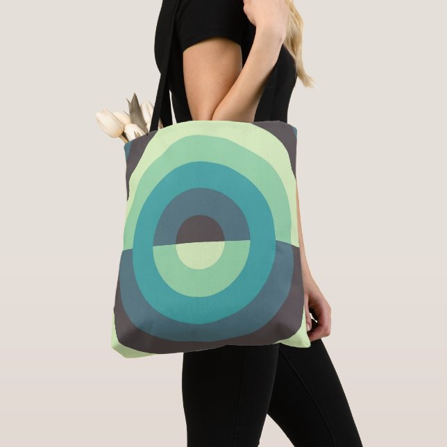 Tote Bag Emerald Orbit (De près)
