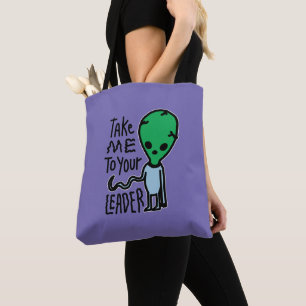 Tote Bag Emmenez-moi à votre chef   Citation sarcastique Al