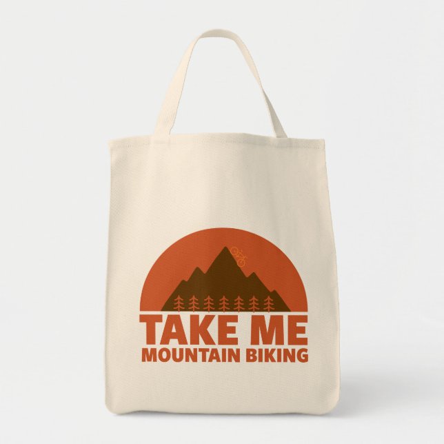 Tote Bag Emmenez-moi VTT (Devant)