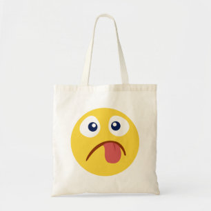 Tote Bag Emoji de langue coincée