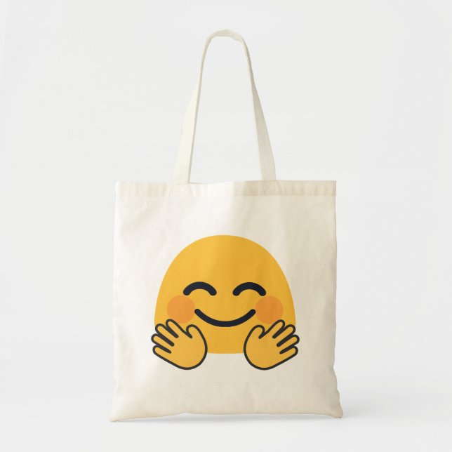 Tote Bag Emoji en prise (Devant)
