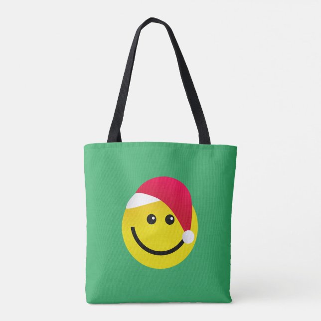 Tote Bag Emoji Père Noël (Dos)