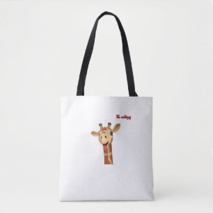 Tote Bag émoticônes langue en train de sortir le visage de 