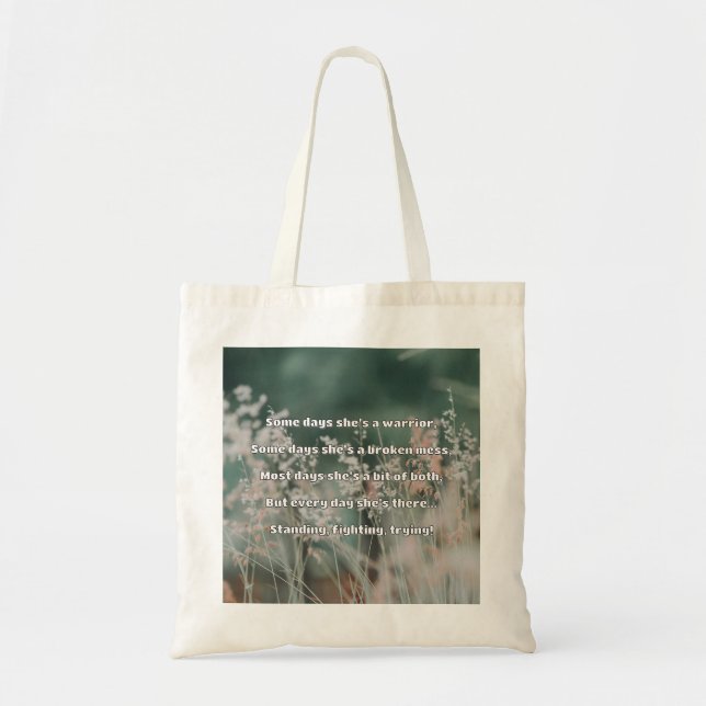 Tote Bag Empath Strength Positive Citation Encouragement (Devant)