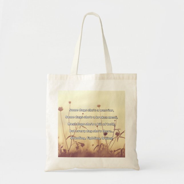 Tote Bag Empath Strength Positive Citation Encouragement (Devant)